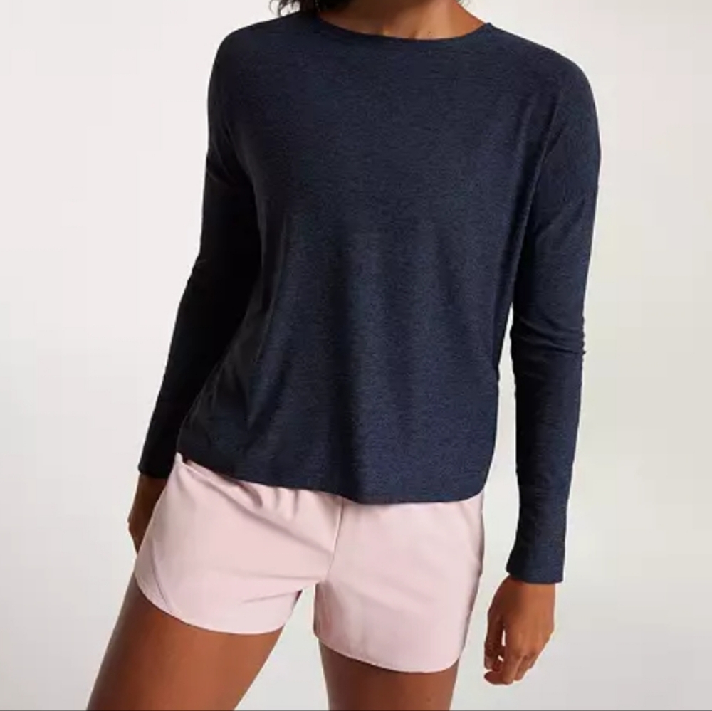 Calia Women's Lustralux Oversized Long Sleeve Shirt Size Xs